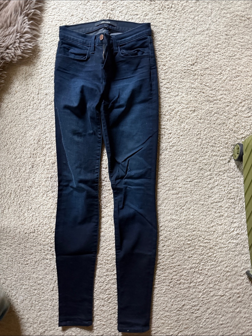 Dark Wash Skinny Jeans - j brand Women's Stretch Denim